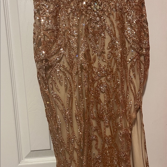 Glamorous Sequin Embellished Prom Dress - Picture 7 of 16